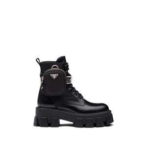 Prada Monolith Boots with Pouch